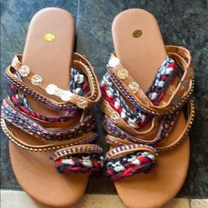 Boho sandals. New